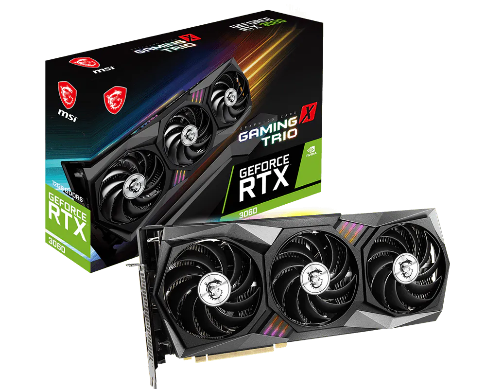 MSI GeForce RTX 3060 GAMING X TRIO 12G